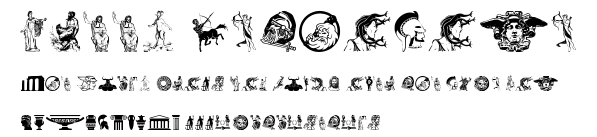 Greek Mythology.ttf字體轉換器圖片