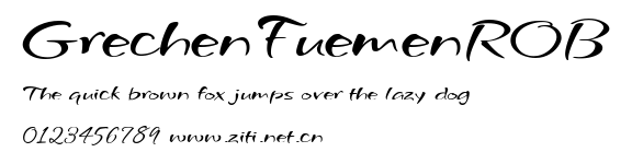 GrechenFuemenROB.ttf字體轉換器圖片