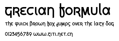 Grecian Formula.ttf字體轉換器圖片