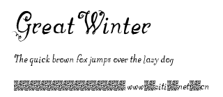 GreatWinter.ttf字體轉換器圖片