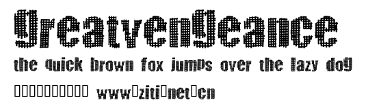 GreatVengeance.ttf字體轉換器圖片