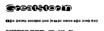GreatStorm.ttf字體轉換器圖片