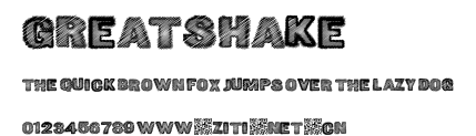 GreatShake.ttf字體轉換器圖片