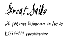 GreatSails.ttf字體轉換器圖片
