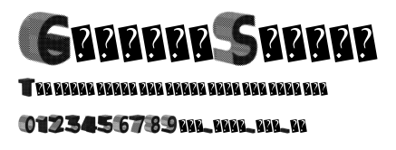 GreaterShadow.ttf字體轉換器圖片