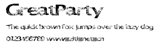 GreatParty.ttf字體轉換器圖片
