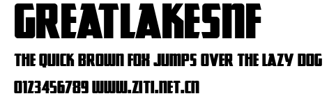 GreatLakesNF.ttf字體轉換器圖片
