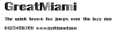 GreatMiami.ttf字體轉換器圖片