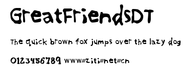 GreatFriendsDT.ttf字體轉換器圖片