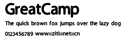 GreatCamp.ttf字體轉換器圖片