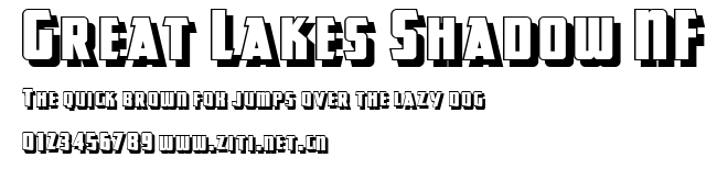 Great Lakes Shadow NF.ttf字體轉換器圖片