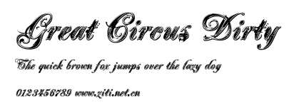 Great Circus Dirty.ttf字體轉換器圖片