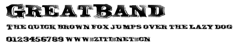 GreatBand.ttf字體轉換器圖片