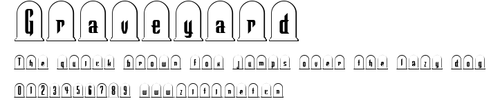 Graveyard.ttf字體轉換器圖片