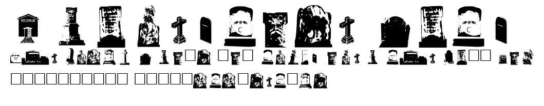 Gravestone bats.ttf字體轉換器圖片