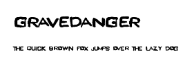 GraveDanger.ttf字體轉換器圖片