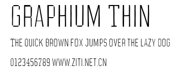 Graphium Thin.ttf字體轉換器圖片