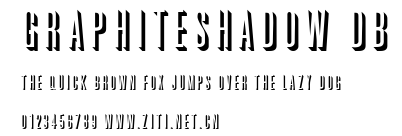 GraphiteShadow DB.ttf字體轉換器圖片