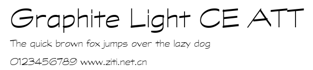Graphite Light CE ATT.ttf字體轉換器圖片