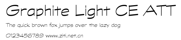 Graphite Light CE ATT.ttf字體轉換器圖片