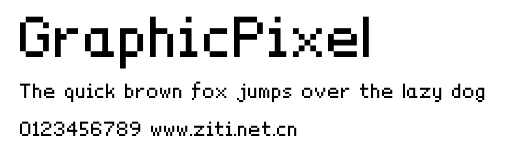 GraphicPixel.ttf字體轉換器圖片