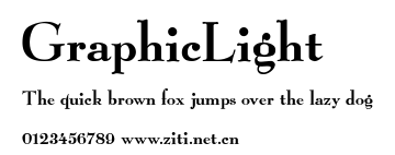 GraphicLight.ttf字體轉換器圖片