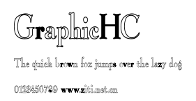GraphicHC.ttf字體轉換器圖片