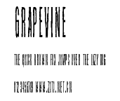 Grapevine.ttf字體轉換器圖片