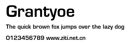 Grantyoe.ttf字體轉換器圖片