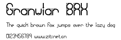Granular BRK.ttf字體轉換器圖片