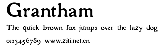 Grantham.ttf字體轉換器圖片
