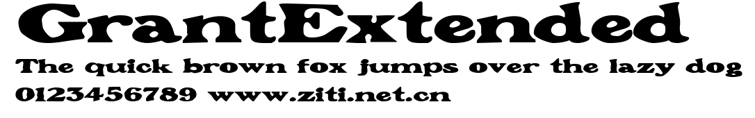 GrantExtended.ttf字體轉換器圖片