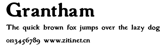 Grantham.ttf字體轉換器圖片