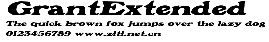 GrantExtended.ttf字體轉換器圖片
