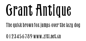 Grant Antique.ttf字體轉換器圖片