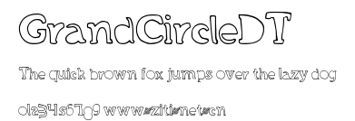 GrandCircleDT.ttf字體轉換器圖片