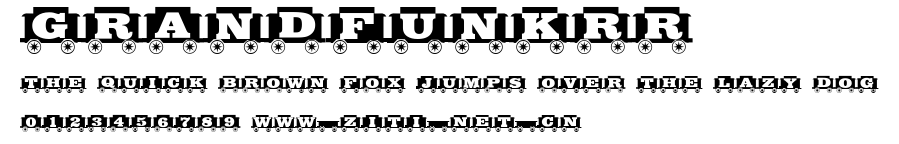 GrandFunkRR.ttf字體轉換器圖片