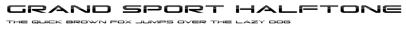 Grand Sport Halftone.ttf字體轉換器圖片