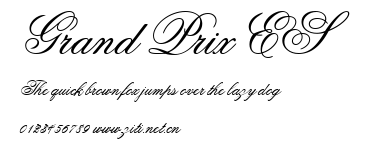 Grand Prix ES .ttf字體轉換器圖片