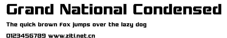 Grand National Condensed.ttf字體轉換器圖片