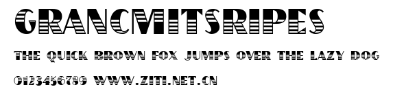 GrancMitSripes.ttf字體轉換器圖片