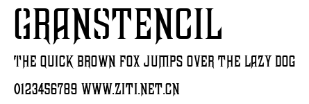 GranStencil.ttf