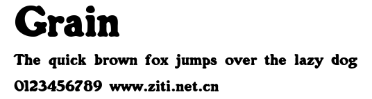 Grain.ttf字體轉換器圖片