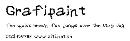 Grafipaint.ttf字體轉換器圖片