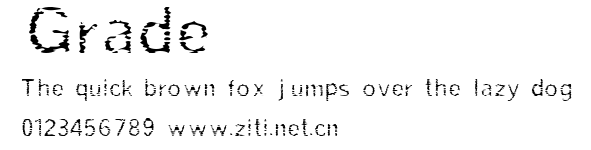 Grade.ttf字體轉換器圖片