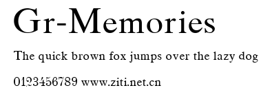 Gr-Memories.ttf字體轉換器圖片