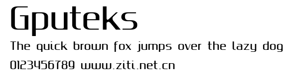 Gputeks.ttf字體轉換器圖片