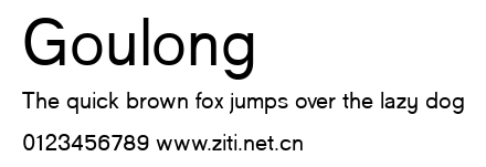Goulong.ttf字體轉換器圖片