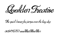GouldenTreatise.ttf字體轉換器圖片