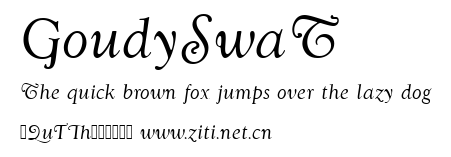 GoudySwaT.ttf字體轉換器圖片